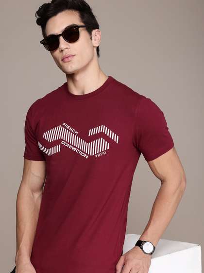 French Connection Brand Logo Printed Pure Cotton T-shirt