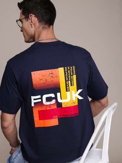 FCUK Pure Cotton Printed T-shirt