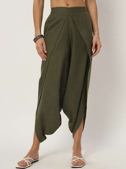 9rasa Women Cotton
                        Dhoti Pants