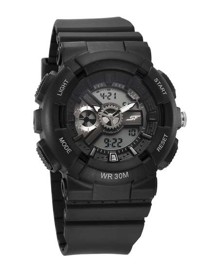Sf Dreamer Quartz
                        Analog Digital With Black Dial Unisex Watch -
                        87057pp05