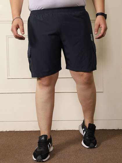bigbanana Men Mid
                        Rise Regular Fit Plus Size Cargo Shorts