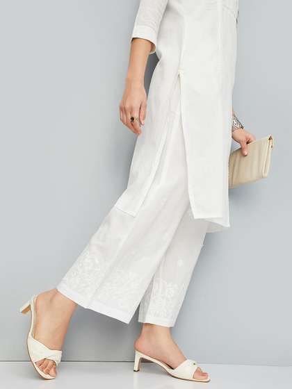 max Floral
                        Embroidered Ethnic Palazzos