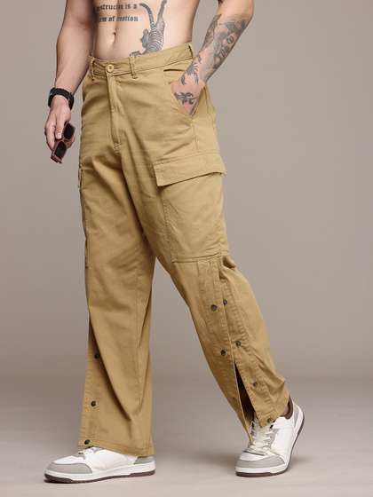 The Roadster Life
                        Co. Men Relaxed Fit Cargos Trousers