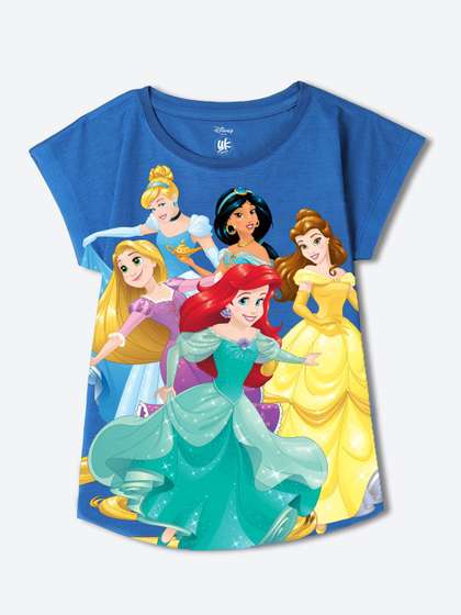 YK Disney Print Extended
                    Sleeves Top