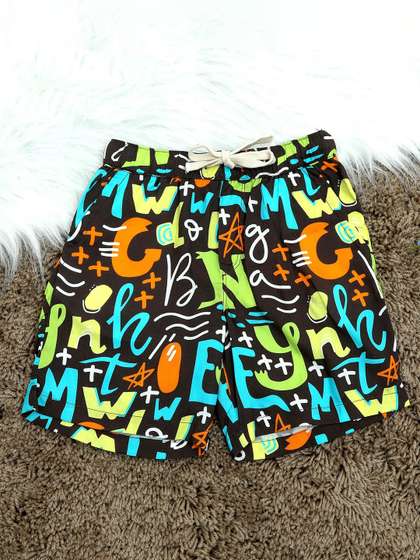 The Lion and The Fish
                    Boys Abstract Print Relaxed Fit Short