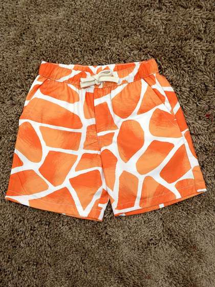 The Lion and The Fish
                    Boys Relaxed Fit Zaraffah Printed Mustard Short