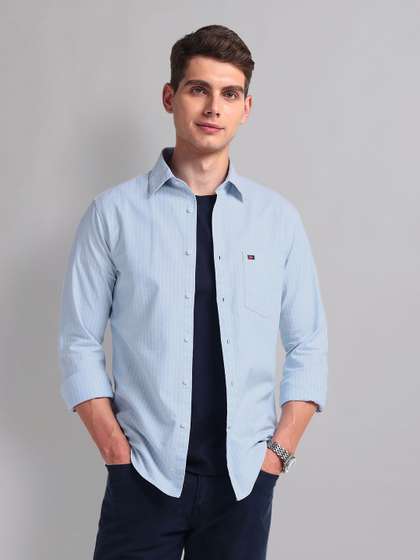 AD By Arvind Men
                          Slim Fit Casual Shirt