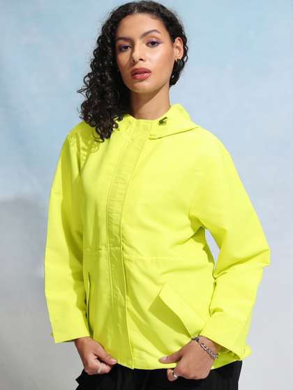 Tokyo Talkies Women
                        Colourblocked Longline Parka Jacket