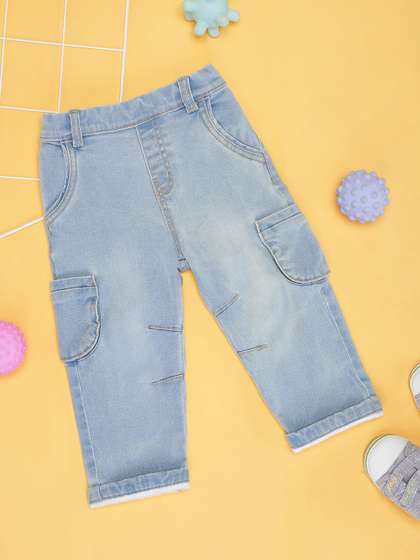 Pantaloons Baby Boys
                    Light Fade Cotton Jeans