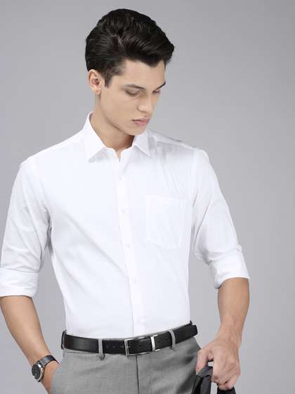 Arrow Pure Cotton Manhattan Slim Fit Opaque Formal Shirt