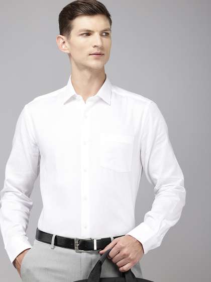 Arrow Pure Cotton Manhattan Slim Fit Opaque Formal Shirt