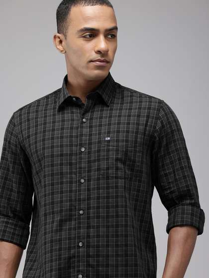 Arrow Sport Pure
                        Cotton Manhattan Slim Fit Checked Casual Shirt