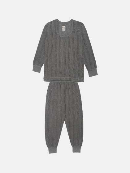 Dollar Ultra Kids
                    Striped Cotton Thermal Set