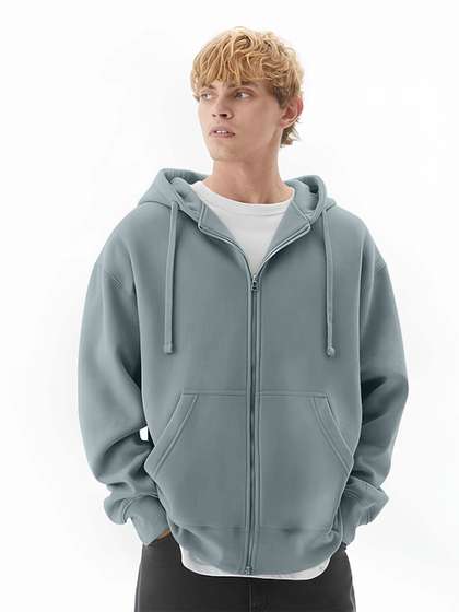 Maniac Men Hooded
                        Solid Sweatshirt
