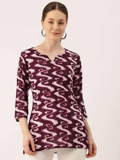 FERANOID Floral
                        Printed Pure Cotton Kurti