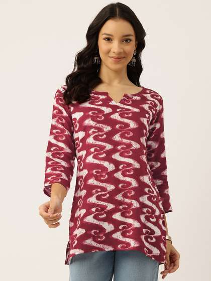 FERANOID Printed
                        Pure Cotton Kurti
