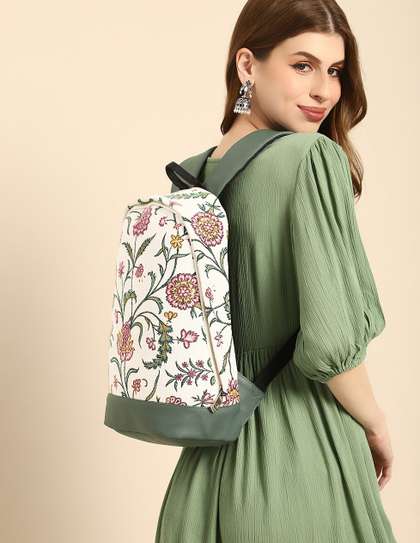 Anouk Floral Printed
                      Backpack