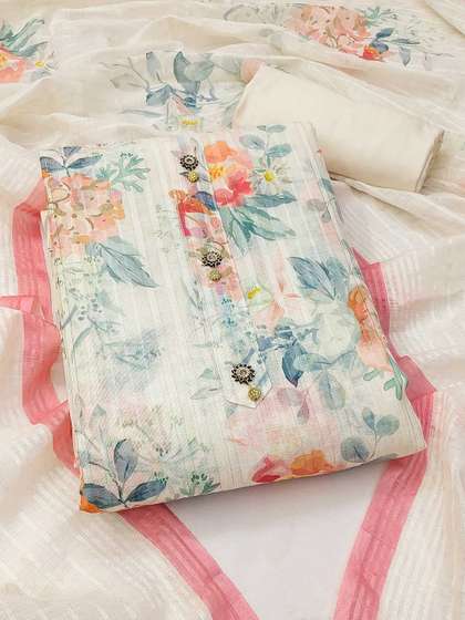 Peachmode Printed
                          Unstitched Dress Material