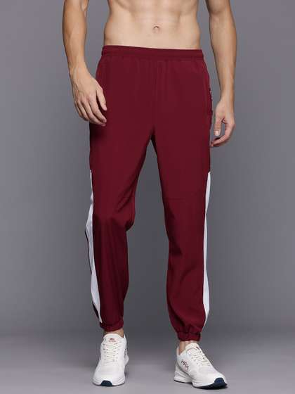 HRX by Hrithik Roshan Men Newedit Typography Printed Rapid-Dry Training Joggers