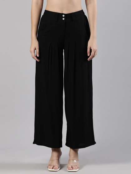 Femmora Women Flared Palazzos