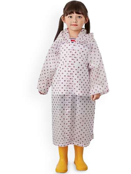 BAESD Kids Printed
                        Hoodie Waterproof Rain Poncho