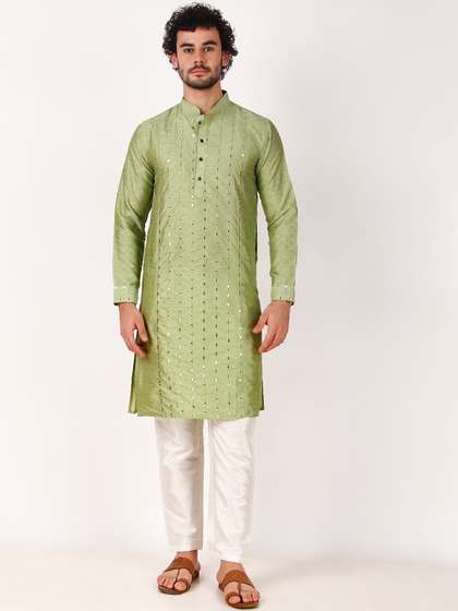 Koshin Geometric Embroidery Kurta