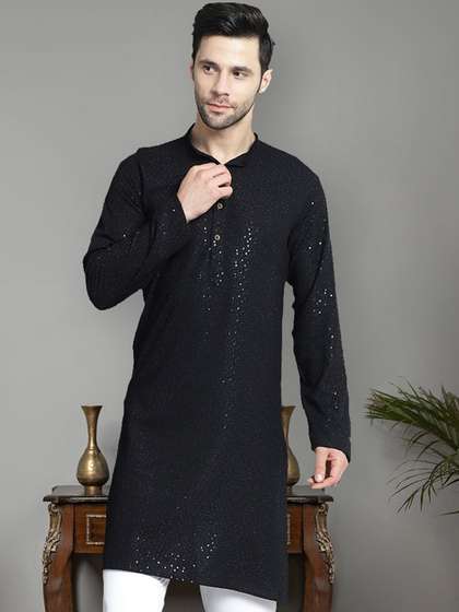 Jompers Men Embroidered Kurta