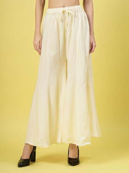 Clora Creation Women Flared Palazzos