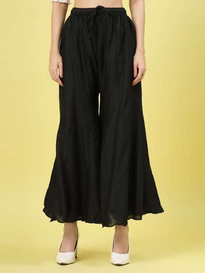 Clora Creation Women Flared Palazzos