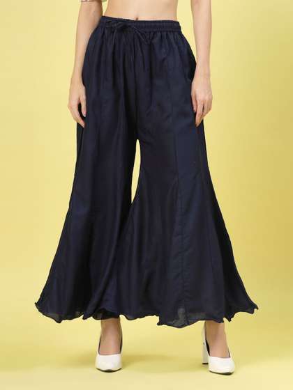 Clora Creation Women Flared Palazzos