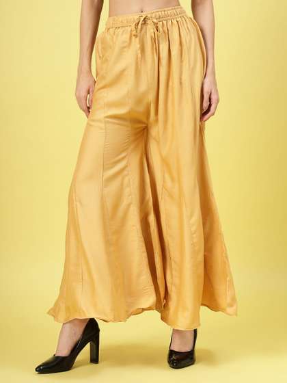 Clora Creation Women Flared Palazzos