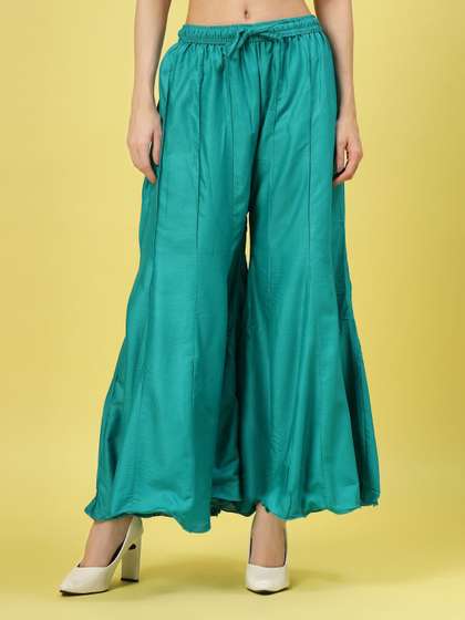 Clora Creation Women Flared Palazzos