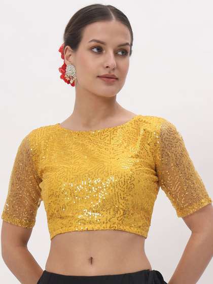 studio rasa Embroidered Saree Blouse
