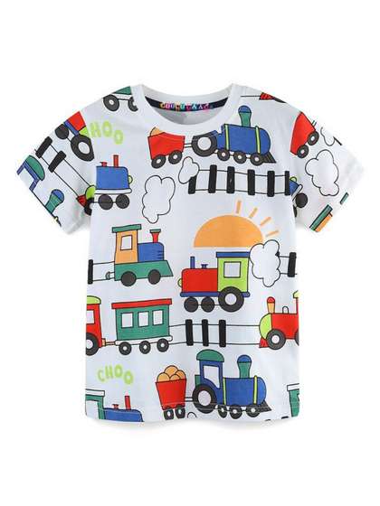 Googo Gaaga Boys Printed Applique T-shirt