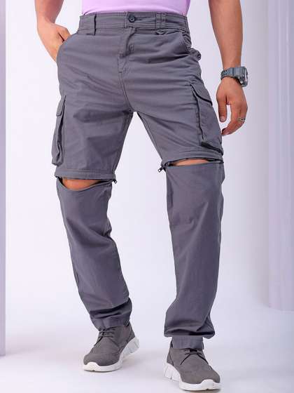 The Indian Garage Co
                        Men Loose Fit Cargos Trousers