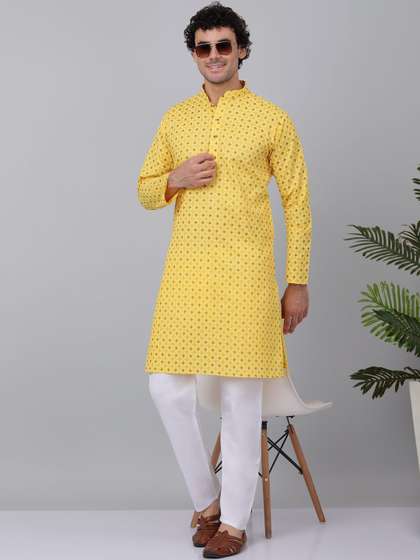 KRAFT INDIA Printed Cotton Straight Kurta