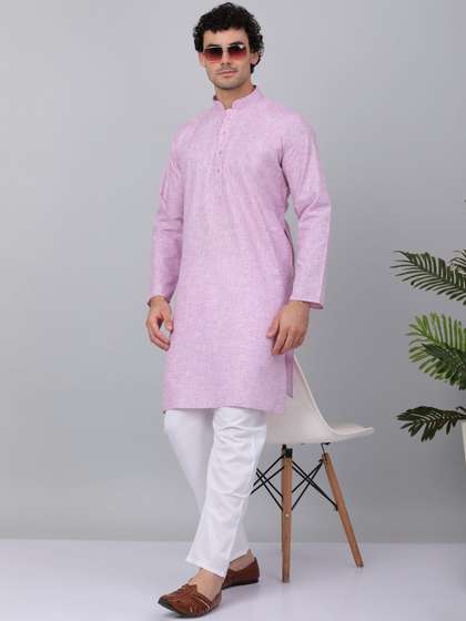 KRAFT INDIA Mandarin Collar Straight Kurta