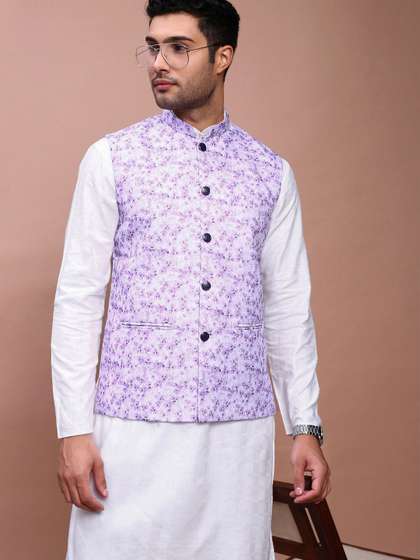 SHOWOFF Slim Fit Nehru Jacket