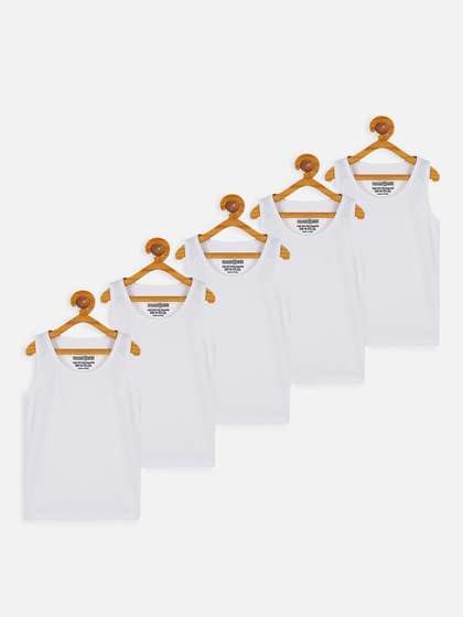 YK X Trampoline Pack
                      Of 5 Boys Cotton Innerwear Vests