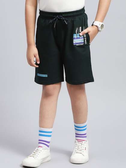 Monte Carlo Boys
                    Mid-Rise Cotton Shorts