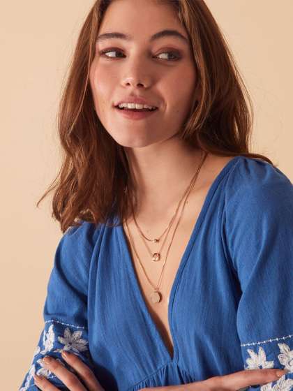 Accessorize Classic
                        Discs Layered Necklace