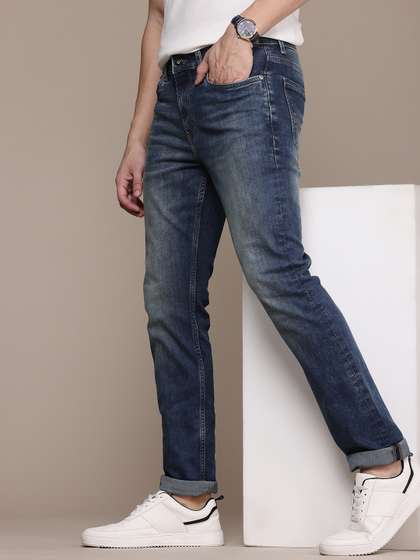Nautica Men Slim Fit Heavy Fade Stretchable Jeans
