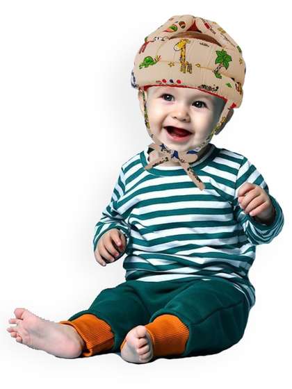 NeonateCare Kids Giraffe
                    Printed Cushioned Adjustable Safety Helmet