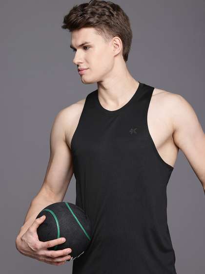 HRX by Hrithik Roshan Performance Bonded Rapid-Dry Training T-shirt