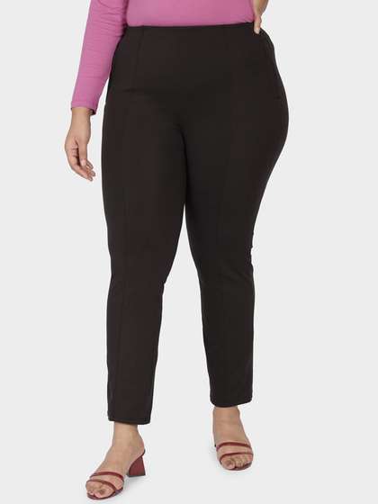 Blissclub Women
                        Smart Straight Fit High-Rise Trousers