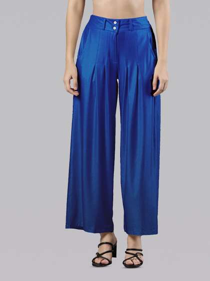 Femmora Women Flared Palazzos