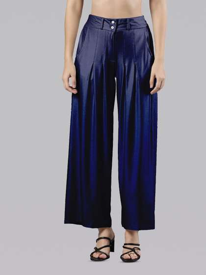Femmora Women Flared Palazzos