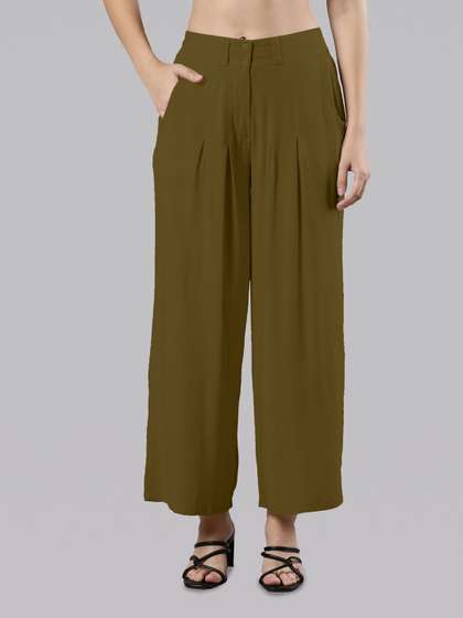 Femmora Women Flared Palazzos
