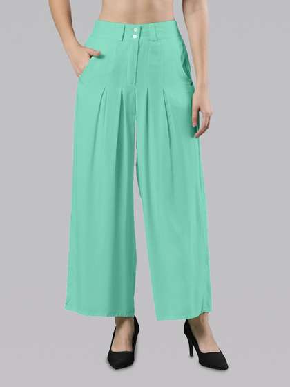 Femmora Women Flared Palazzos