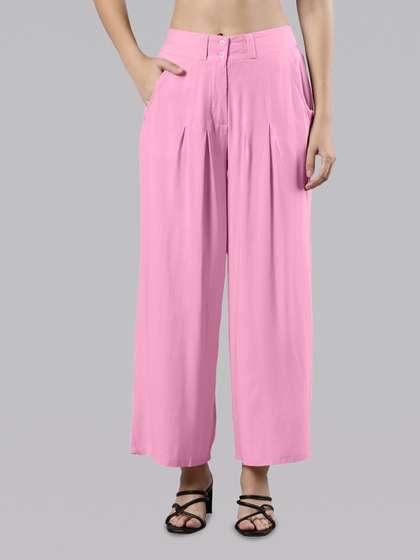 Femmora Women Flared Palazzos